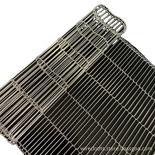Food Grade SS 201 304 310 316L Stainless Steel Conveyor Belt for Baking - Corrosion and High Temperature Resistant